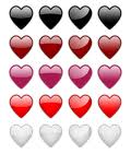 colorful hearts