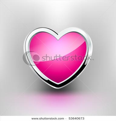 Steel Pink Heart