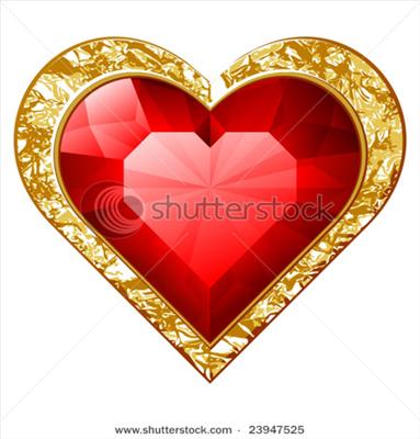 Pure Gold Diamond Heart