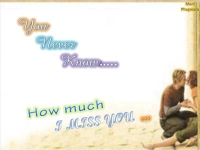 Miss you