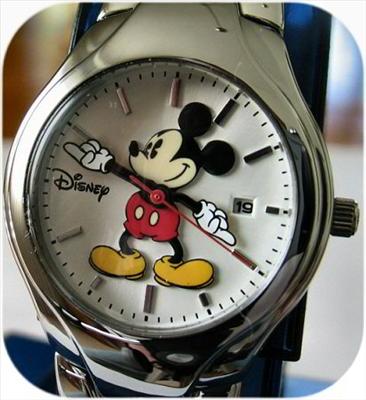 Mickey Mouse Watch with broken main spring