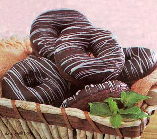 donat coklat