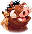 Timon and Pumbaa