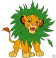 Simba's mane of leaves