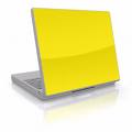 A yellow laptop