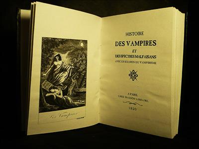 Histoire des Vampires et Spectres