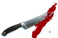 Bloody knife