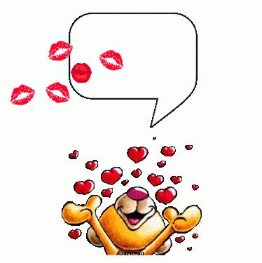 Envolée de bisous