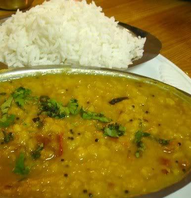daal and rice