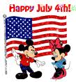 flag mickey minnie