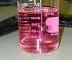 Pink paraffin for red night lights