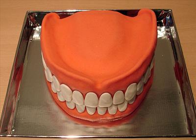 smiling denture