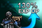 EXP up 130%
