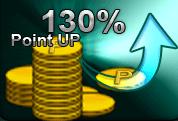 Point up 130%