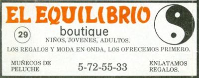 upón del Equilibrio