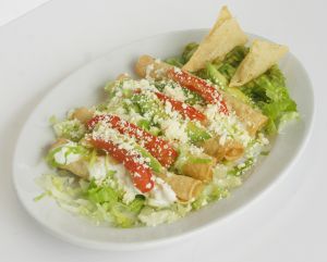 Plato de Flautas de la Zona Azul