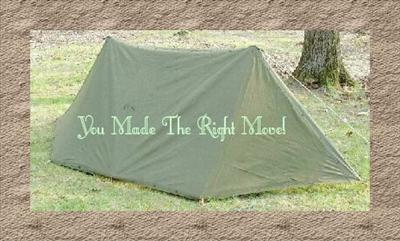 Pup Tent!!