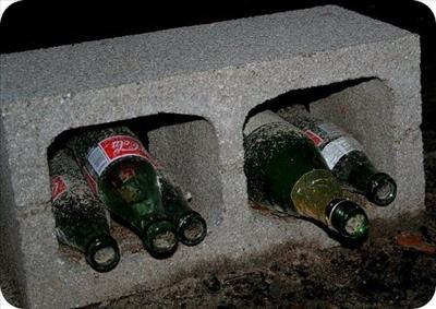 Redneck Wine Rack