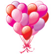 Heart Shaped Balloon Bunch 