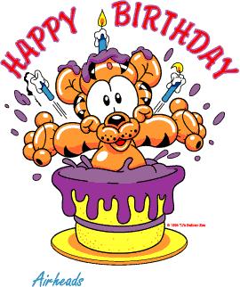 A birthday tiger!