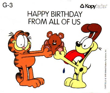 Garfield Birthday