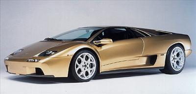 Gold plated Lamborghine