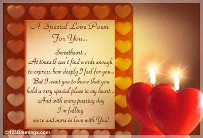 A Special Love Poem! 