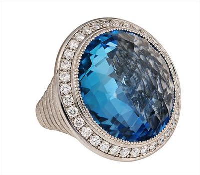 Round Blue Ring