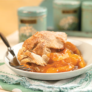 Peach cobbler