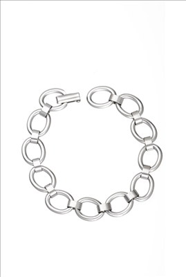 Simple stainless steel chain bracelet
