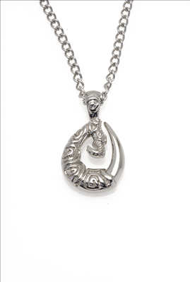 Stainless steel teeth pendant