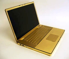 Gold Laptop