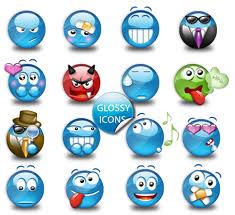 blue smiley collection