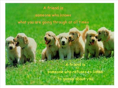 for a friend