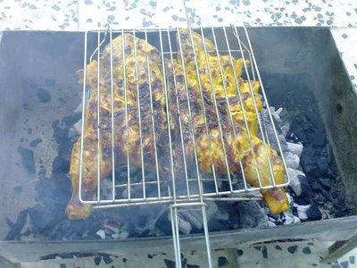 دجاج على الفحم