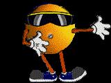 dancing orange!