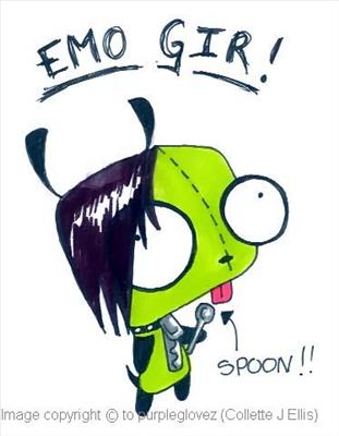 emo dog