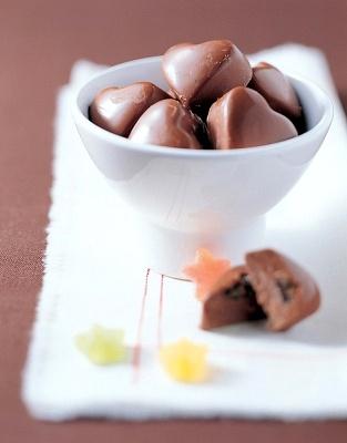 heart chocolate