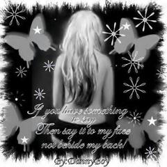 behind my back