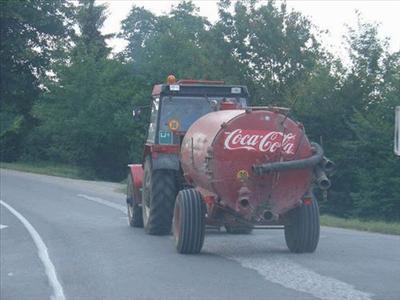 A gallon of coca- cola 