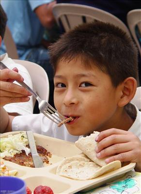 Food for hungry child, Guatemala