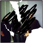a defaced picture of the Dave Matthews Band