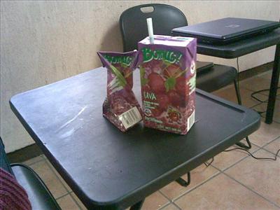 sin jugo i con jugo