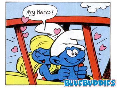 smurf hug