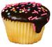 Melted Chocolate Cupcake