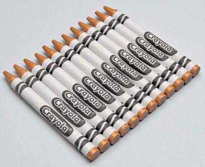 Gold crayons