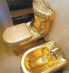 Gold Toilet