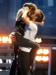 A passionate kiss
