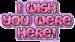 I wish you were here 