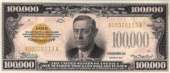 100000 Dollar Bill